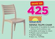 Gold Sun Sienna Taupe Chair