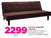 Metro Sleeper Couch-H77 x W179 x D90cm