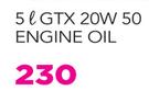 Castrol 5Ltr GTX 20W 50 Engine Oil