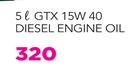 Castrol 5Ltr GTX 15W 40 Diesel Engine Oil