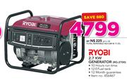 Ryobi 2.7Kw Generator RG-2700