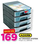 Addis A4 Drawer System