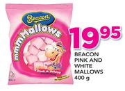 Beacon Pink & White Mallows-400g