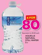 Aquelle Natural Still Water-4 x 5Ltr