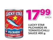 Lucky Star Pilchards In Tomato/Chilli Sauce-400g 