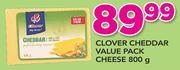 Clover Cheddar Value Pack Cheese-800g
