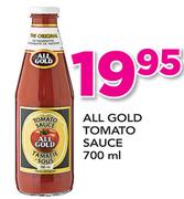All Gold Tomato Sauce-750ml
