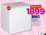 KIC 210Ltr Chest Freezer KCG 210 1