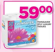 Twinsaver 2 Ply Luxury Tissues