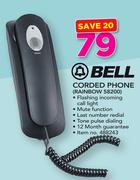 Bell Corded Phone RAINBOW 58200