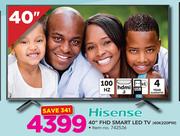 Hisense 40" FHD Smart LED TV 40K220PW