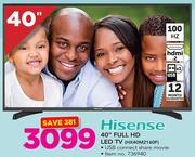 Hisense 40" Full HD LED TV HX40M2160F