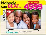 Hisense 49" FHD LED TV HX49M2160F