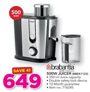Brabantia 500W Juicer BBEK1123