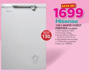 Hisense 130Ltr White Chest Freezer H130CF