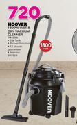 Hoover 1800W Wet & Dry Vacuum Cleaner 184223
