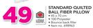 Always Home Standard Quilted Ball Fibre Pillow-45 x 70cm