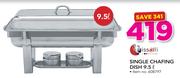 Tissolli Single Chafing Dish 9.5Ltr