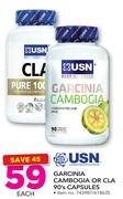 USN Garcinia Cambogia Or Cla 90's Capsules-Each