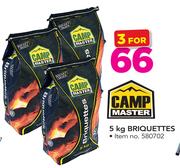Campmaster Briquettes-3 x 5Kg 
