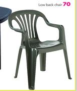 Antracite Low Back Chair