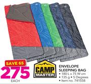 Campmaster Enverlope Sleeping Bag-Each