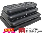 Out & About Vinyl Twin Airbed