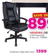 Anderson High Back Chair