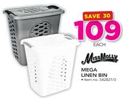 Miss Molly Mega Linen Bin-Each