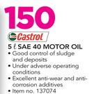 Castrol 5Ltr SAE 40 Motor Oil