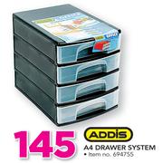 Addis A4 Drawer System