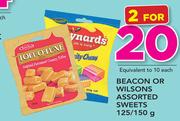 Beacon Or Wilsons Assorted Sweets-2 x 125/150g