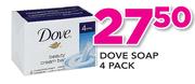 Dove Soap 4 Pack