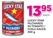 Lucky Star Pilchards In Tomato/Chilli Sauce-400g