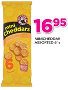 Minicheddar Assorted-6's