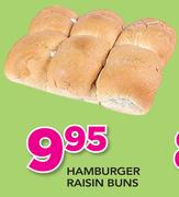 Hamburger Raisin Buns