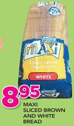 Maxi Sliced Brown And White Bread