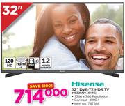 Hisense 32" DVB-T2 HDR TV HE32M2160HTS