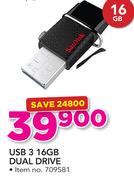 SanDisk 16GB Dual Drive USB 3