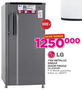LG 190Ltr Metallic Single Door Fridge GL-205KME