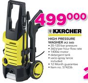 Karcher High Pressure Washer K2 360