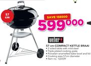 Weber 57Cm Compact Kettle Braai