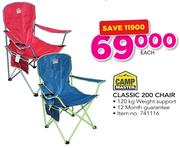 Camp Master Classic 200 Chair-Each
