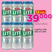 Castle Lite Can-12x420ml