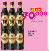 Guiness Stout-25x300ml