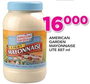 American Garden Mayonnaise Lite-887ml