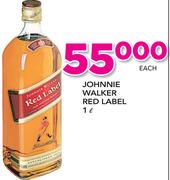 Johnnie Walker Red Label-1Ltr