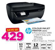 HP Colour Inkjet Printer 3835