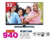 Bruhm 32" FHD LED TV BFP-32LETW