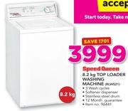 Speed Queen 8.2Kg Top Loader Washing Machine RLWS21